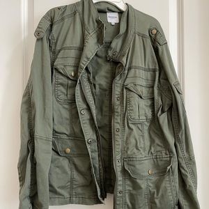 Olive Green Utility Jacket